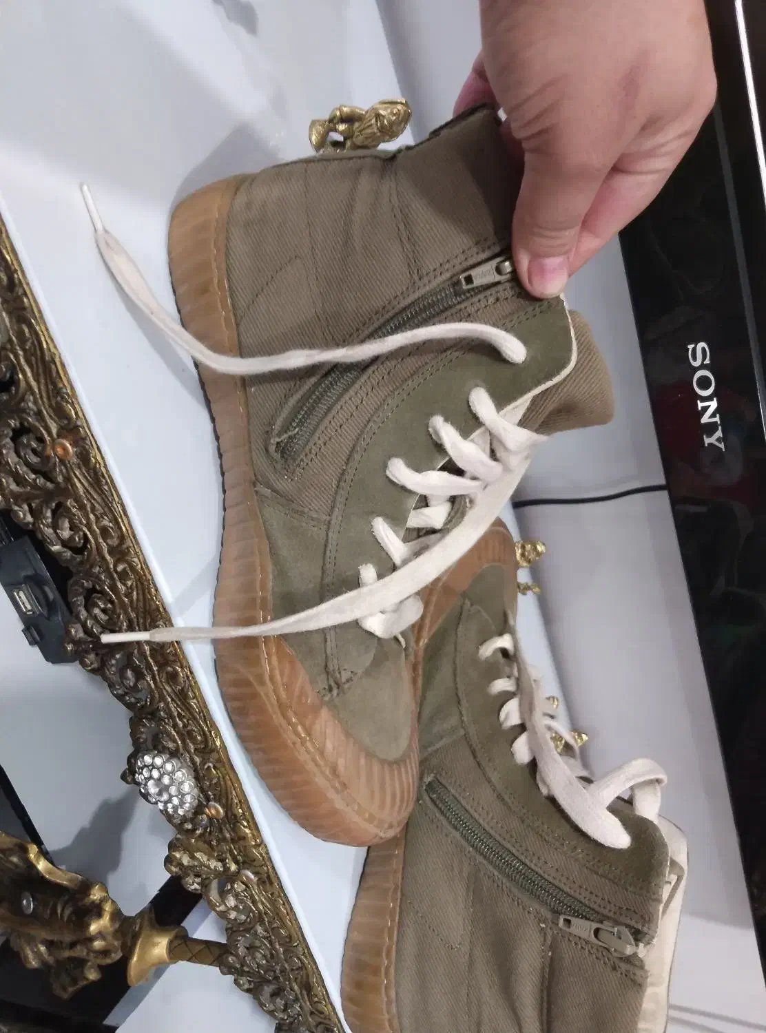 پوتین اسپورت مارک زارا دارای لیبل اصل بودن|کیف، کفش، کمربند|سنندج, |دیوار