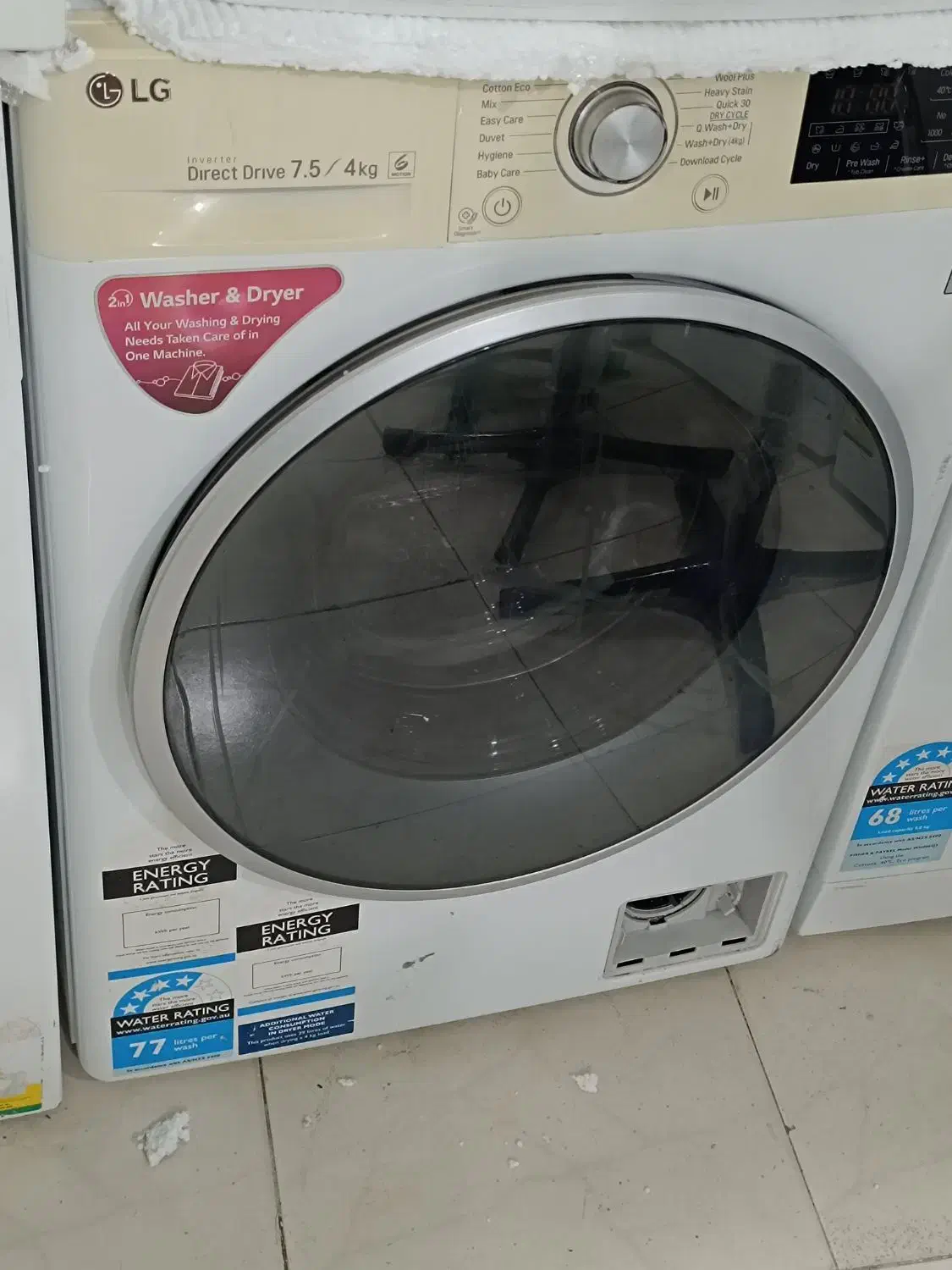 لوازم خانگی|ماشین لباسشویی و خشککن لباس|ریگ, |دیوار