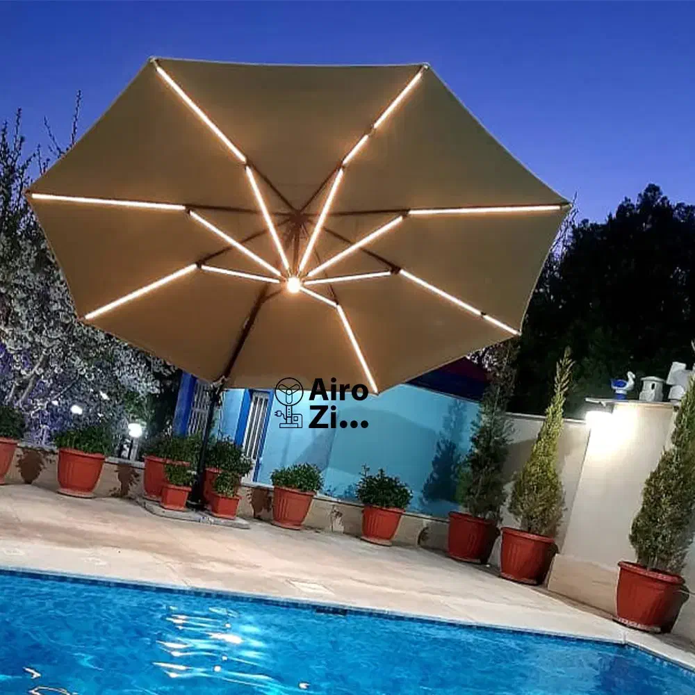 چتر سه قلو و سایبان پایه دیواری شرکت villarest|فروشگاه و مغازه|تهران, عباس‌آباد|دیوار