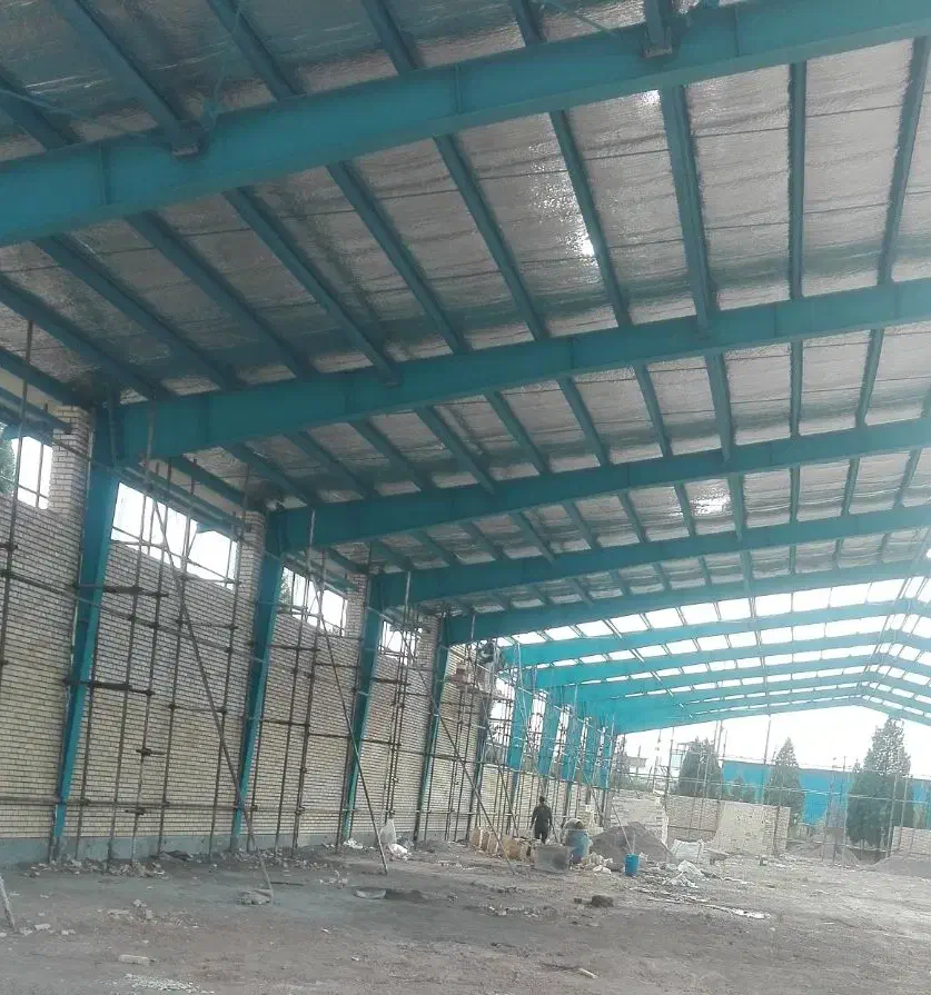 نصب ورق شیروانی وساخت خرپا قوطی|خدمات پیشه و مهارت|تاکستان, |دیوار