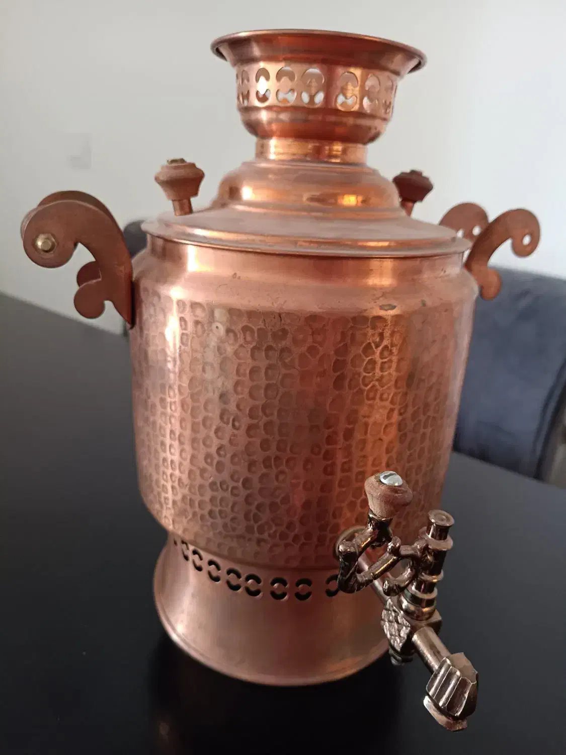 سماور مسی گازی نو استفاده نشده|سماور، چای‌ساز، قهوه‌ساز|تهران, آسمان|دیوار