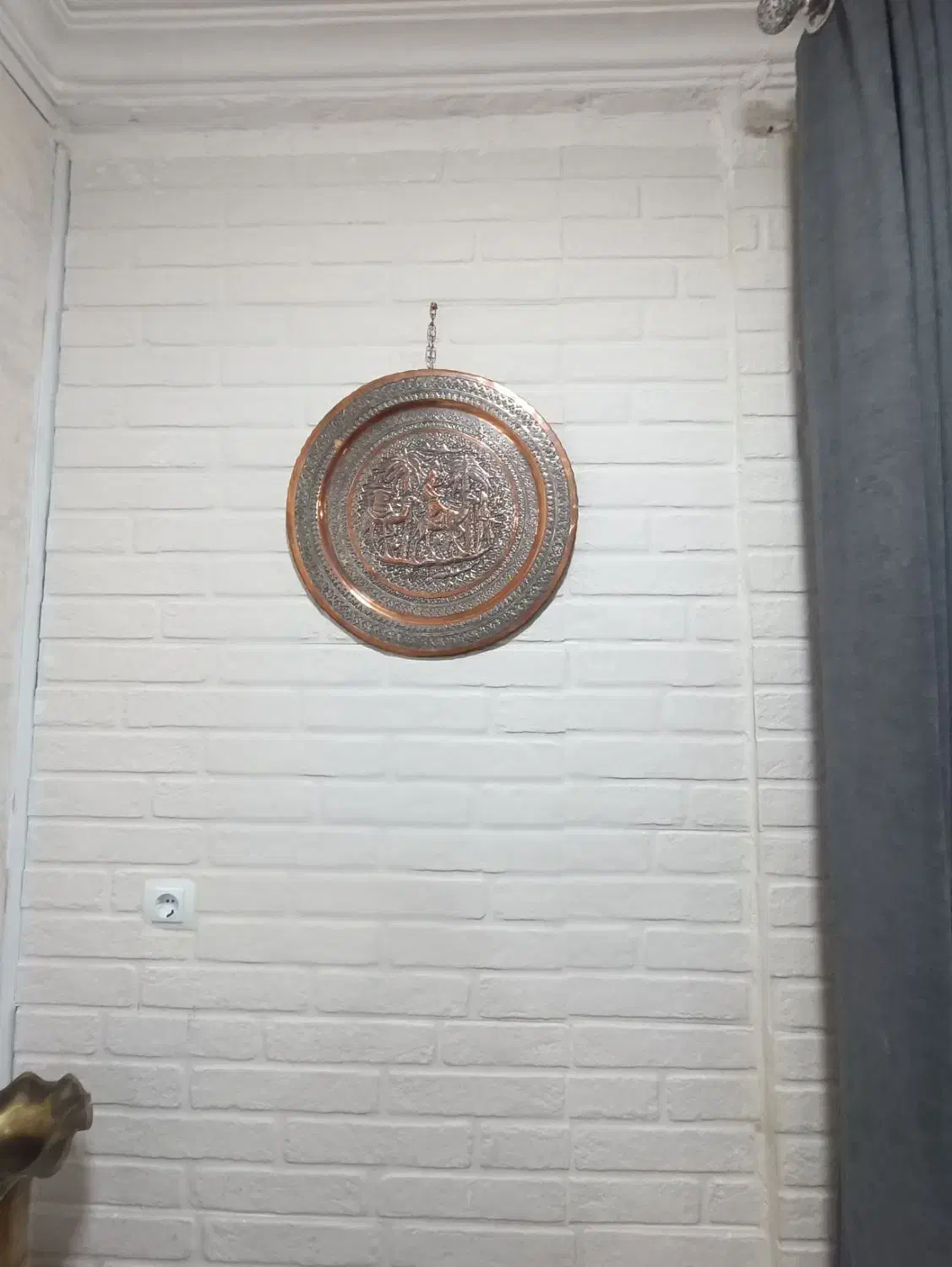 سینی عتیقه|کلکسیون اشیاء عتیقه|بندر ماهشهر, |دیوار