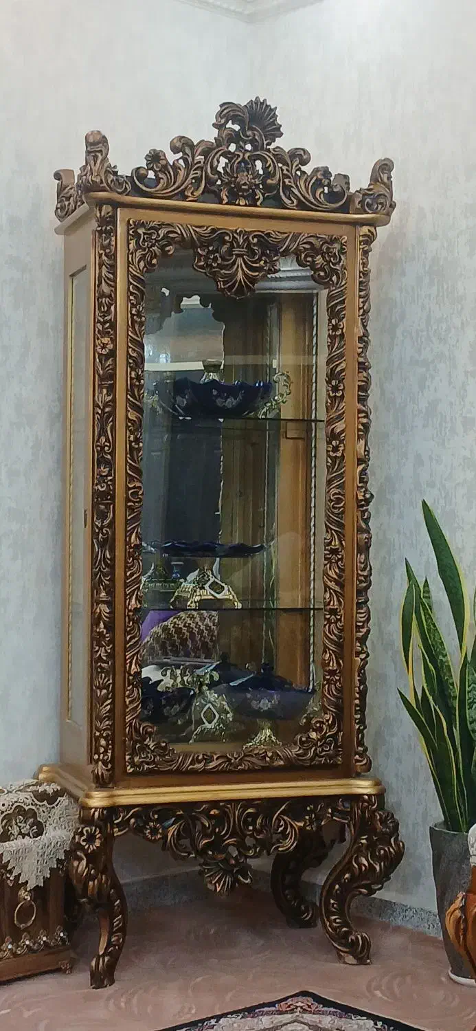 بوفه تمام چوب|بوفه، ویترین، کنسول|اردبیل, |دیوار