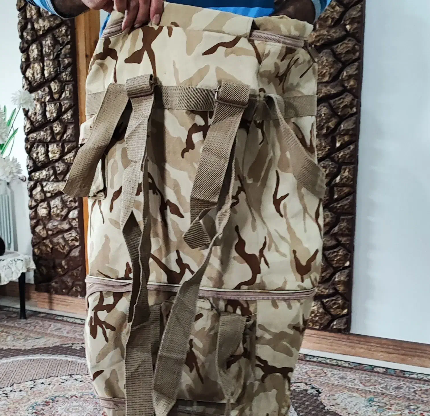 کوله پشتی برزنتی ۱۱۰ لیتری|کیف، کفش، کمربند|لنگرود, |دیوار