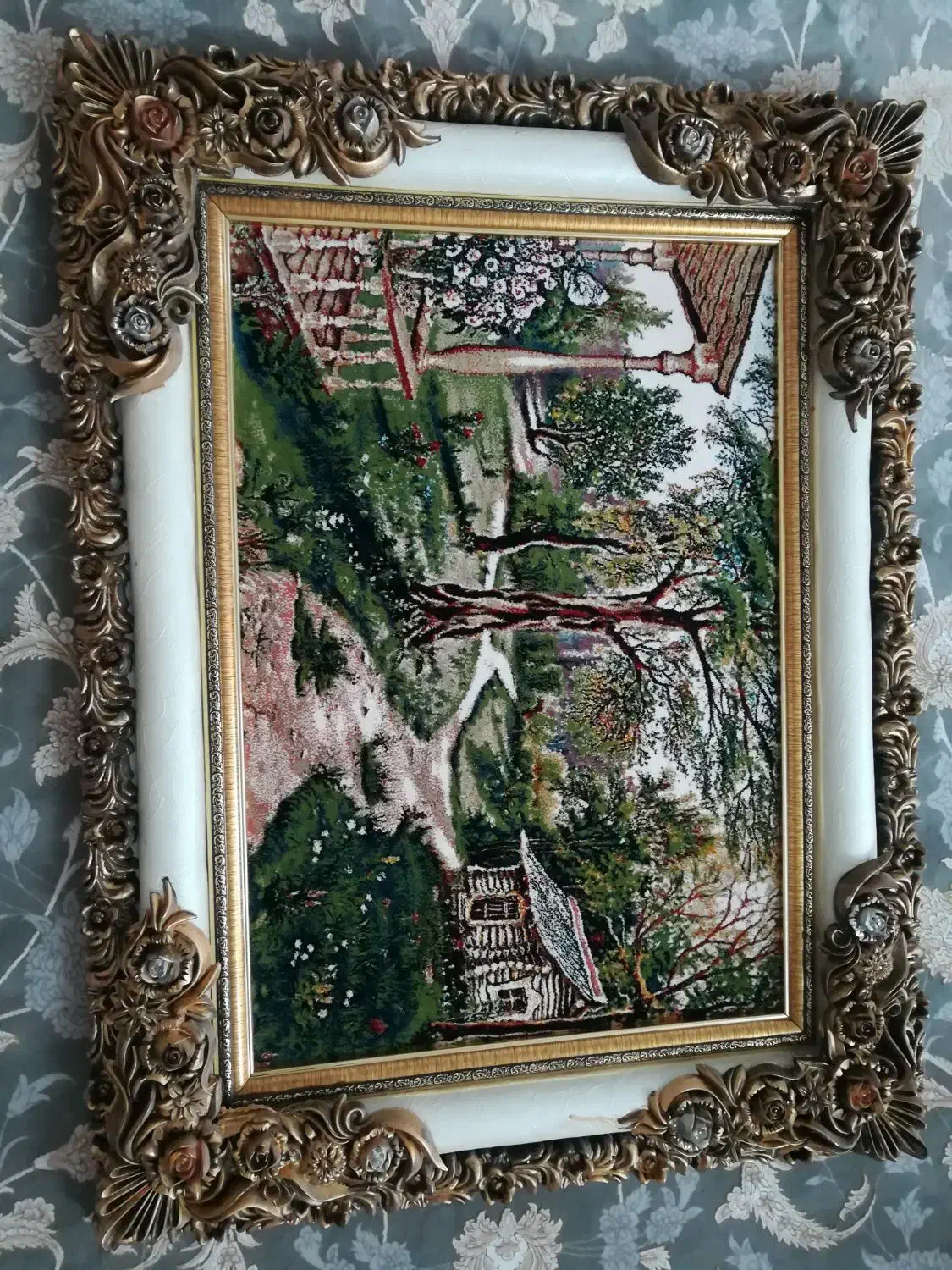 تابلو فرش تابلو فرش تمیز سالم|تابلو فرش|بجنورد, |دیوار