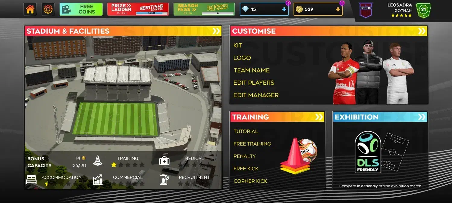 اکانت دریم لیگ|کنسول، بازی ویدئویی و آنلاین|تهران, شیراز|دیوار