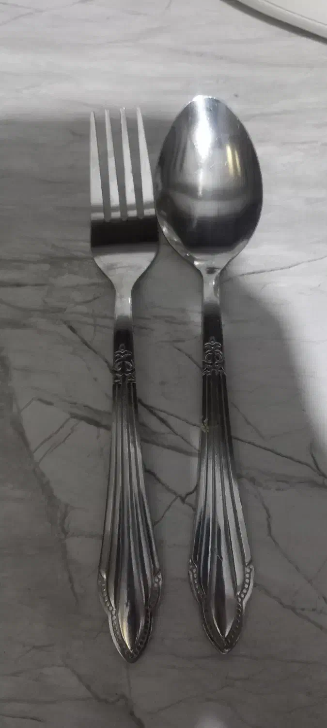 قاشق چنگال غذا خوری|ظروف سرو و پذیرایی|اصفهان, منتظرالمهدی|دیوار