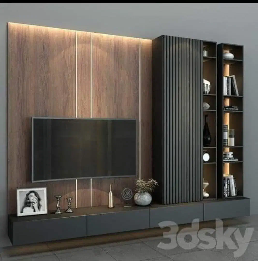 توی وال و پشت اسیدی|میز تلویزیون|پیشوا, |دیوار