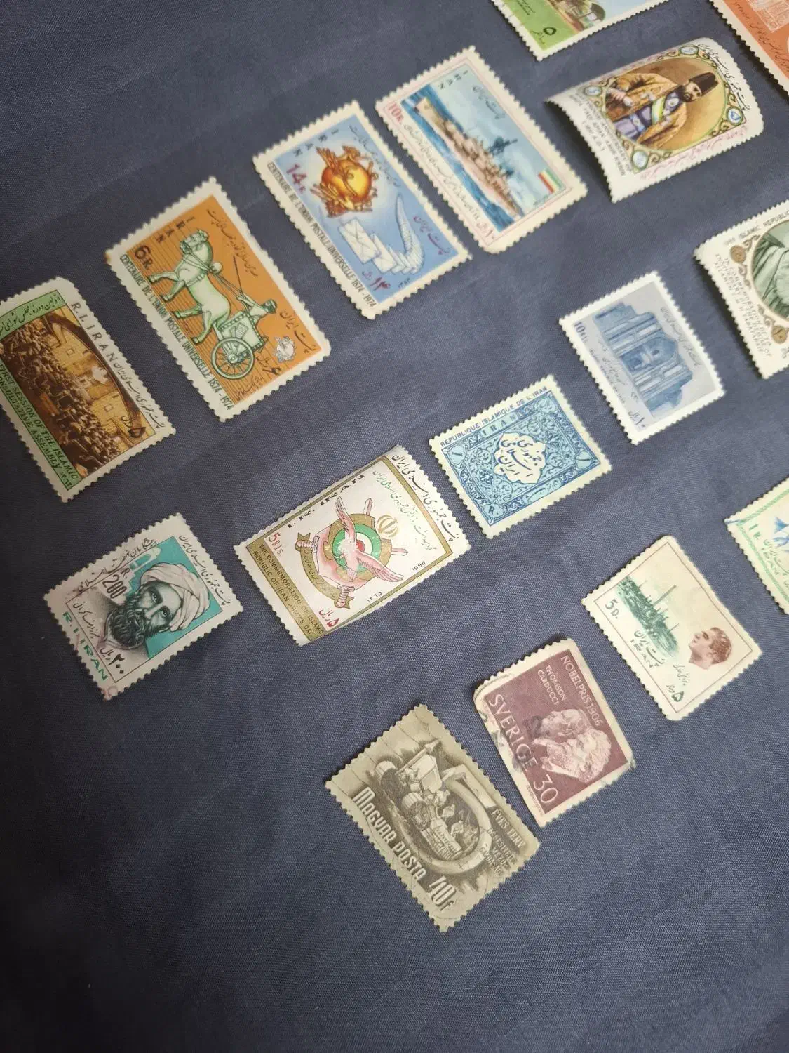 تمبر قدیمی ایرانی و خارجی|کلکسیون سکه، تمبر، اسکناس|تهران, جوادیه|دیوار