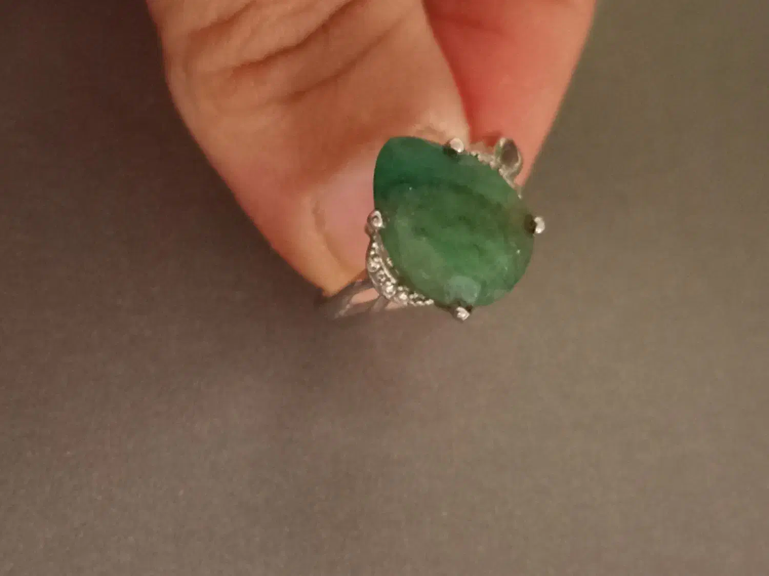 انگشتر زمرد اصل|جواهرات|خرم‌آباد, |دیوار