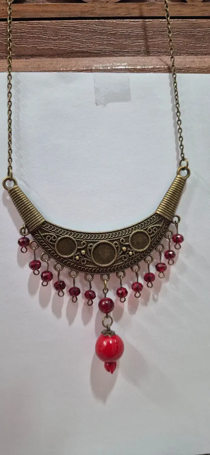 گردنبند و گوشواره یلدایی|بدلیجات|فردوسیه, |دیوار