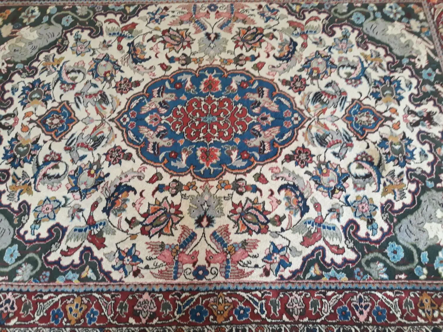 فروش قالیچه دستباف|فرش|لنجان, |دیوار