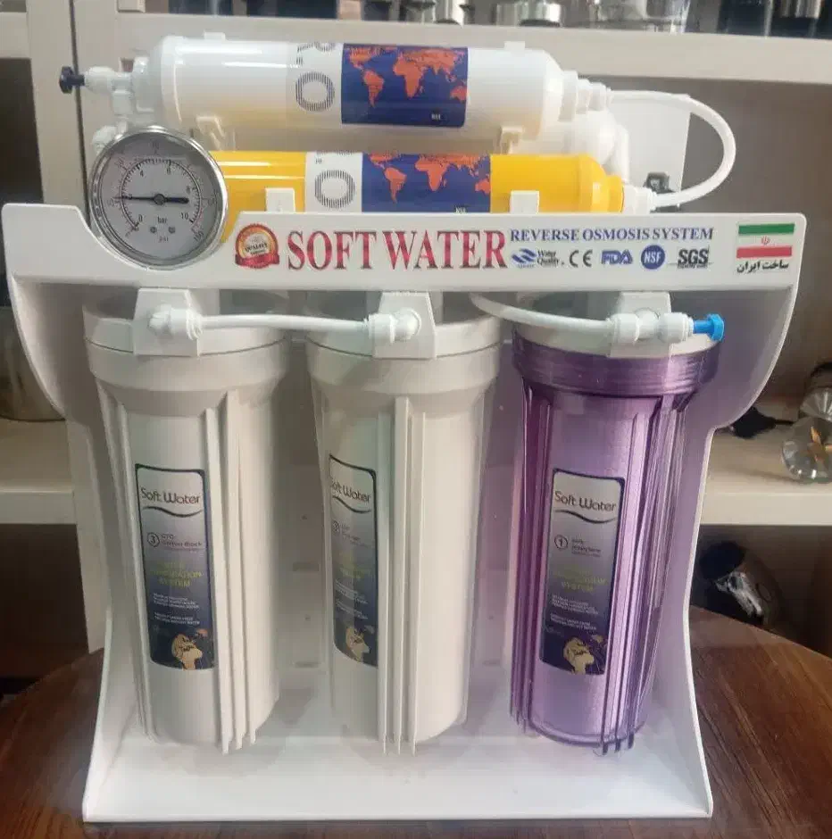 تصفیه آب خانگی Soft Water|آب‌سردکن و تصفیه آب|قم, چهل درخت‎|دیوار