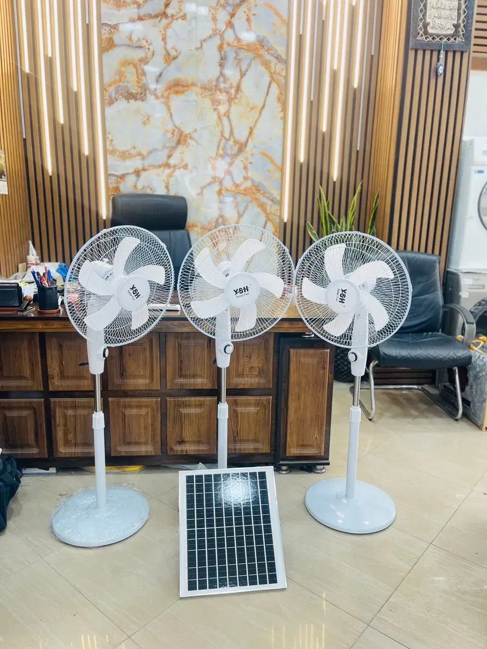 پنکه شارژی خورشیدی|پنکه و تصفیهکنندهٔ هوا|جم, |دیوار