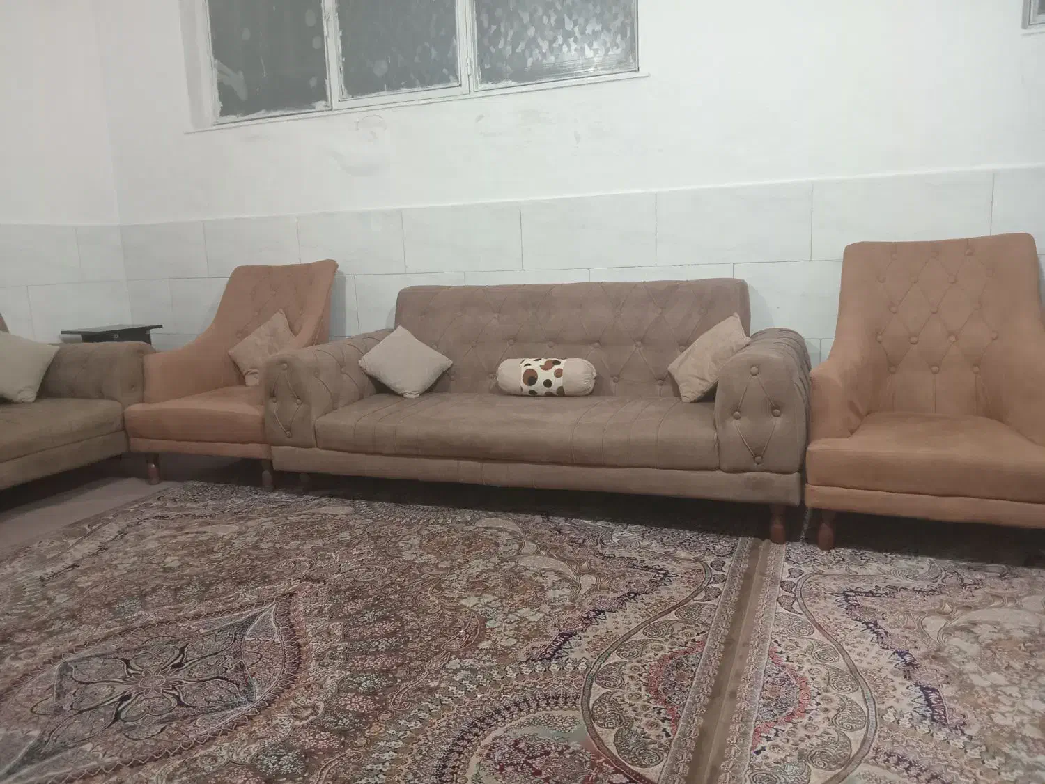 مبل مدل ارکیده نیمه استیل|مبلمان خانگی و میز عسلی|ملارد, |دیوار