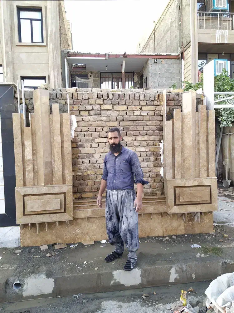 سنگ کاری و نما رومی نازلترین قیمت|خدمات پیشه و مهارت|ماهدشت, |دیوار