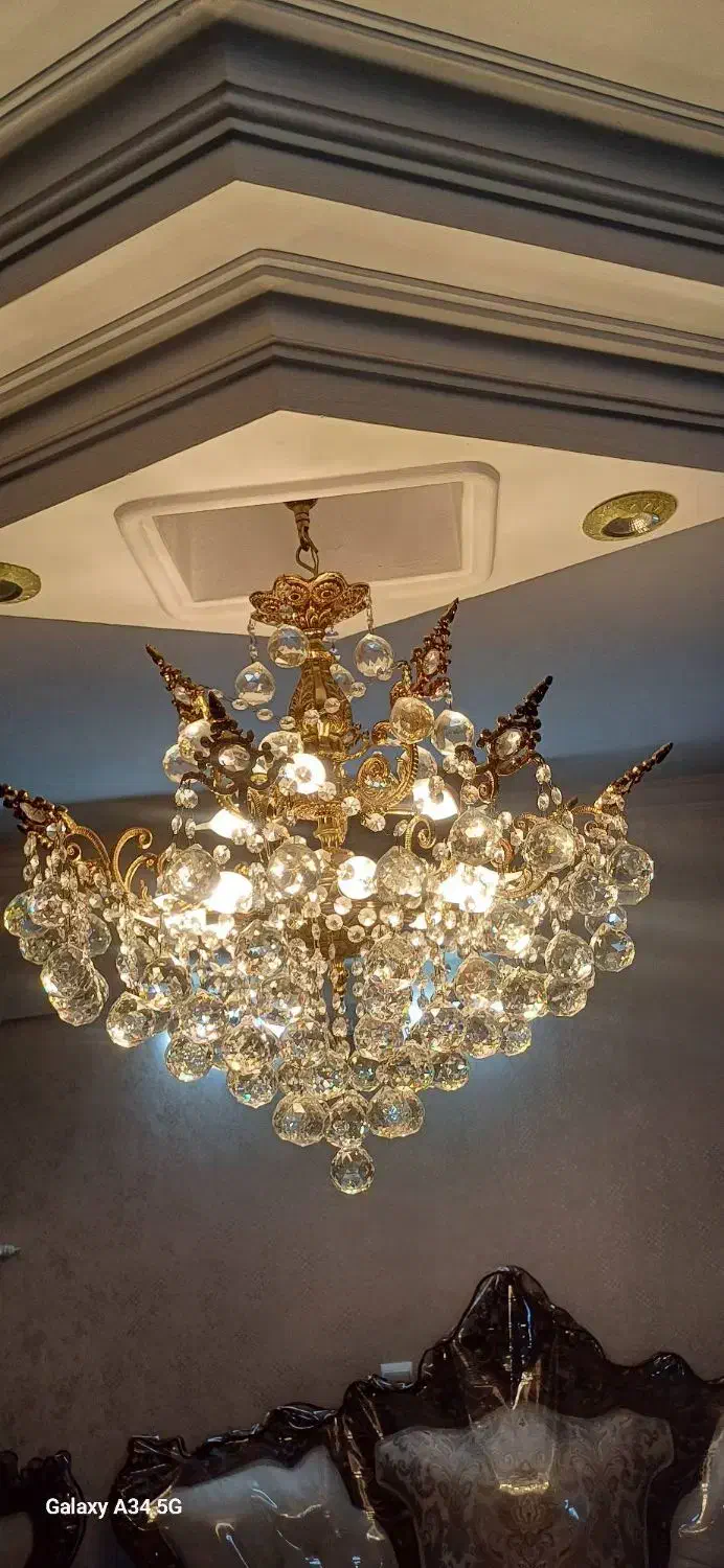 لوستر|لوستر و چراغ آویز|قرچک, شهرک طلائیه|دیوار