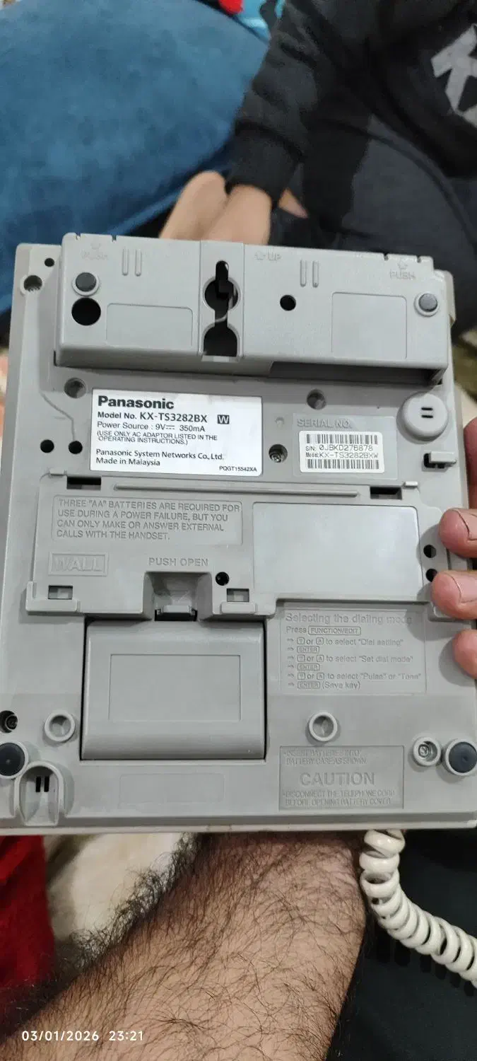 گوشی تلفن پاناسونیک اصل|تلفن رومیزی|تهران, شهرک رضویه|دیوار