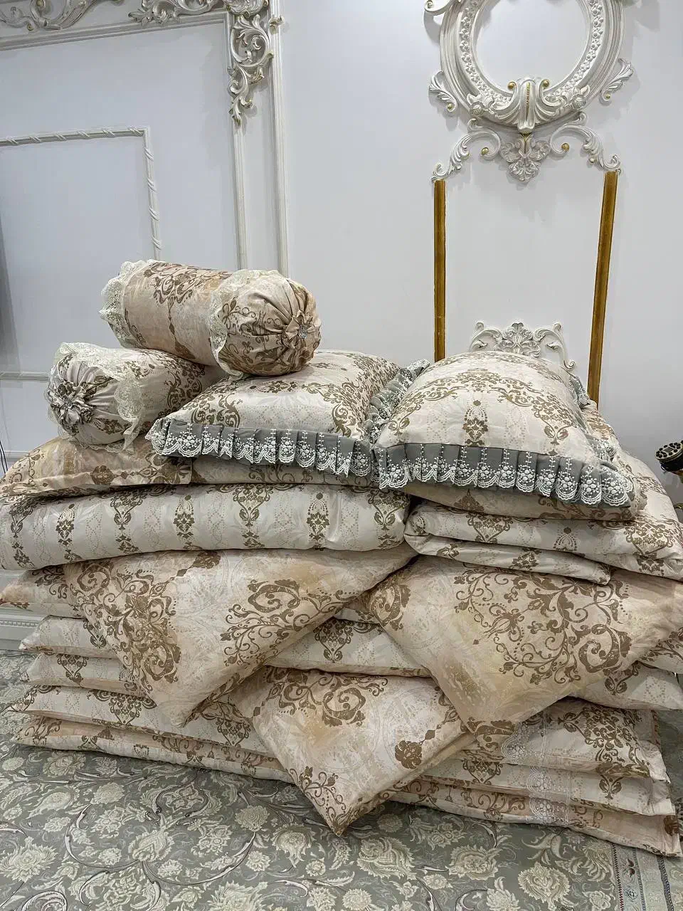 لحاف دوزی آیسو|رختخواب، بالش، پتو|اردبیل, |دیوار