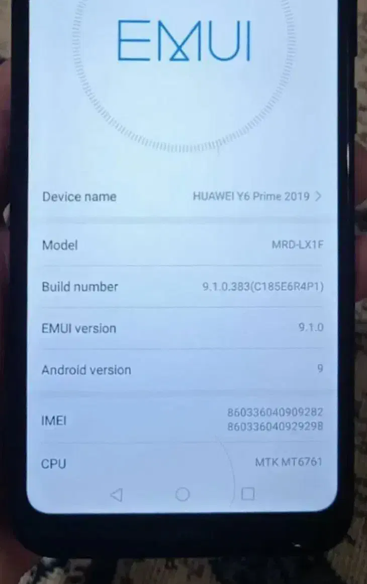 گوشی هواوی Y6prime-2019 (دارای اثر انگشت)|موبایل|شیراز, اصلاح‌نژاد|دیوار