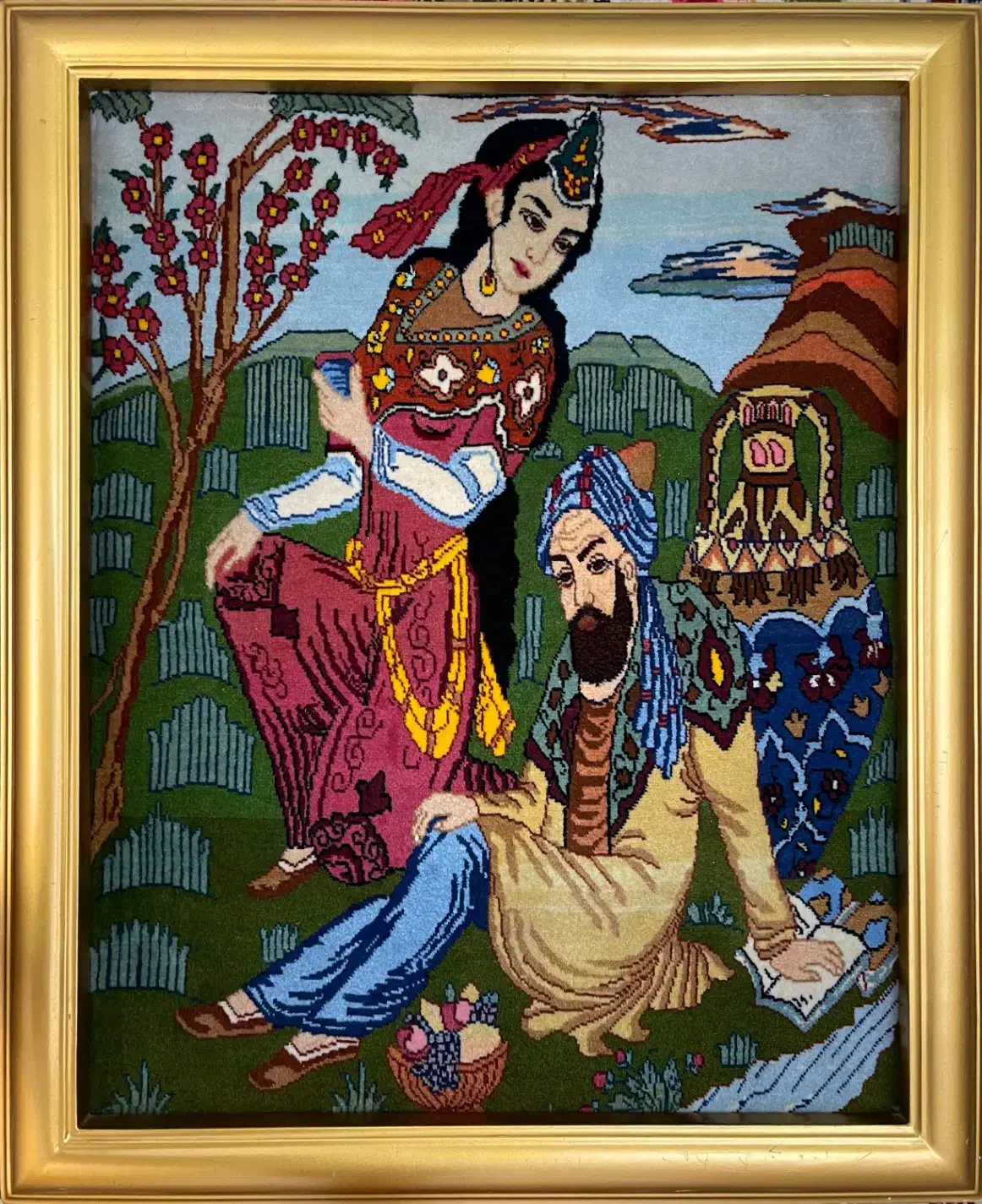 تابلو تبریز بزم خیام|تابلو فرش|تهران, کرمان|دیوار