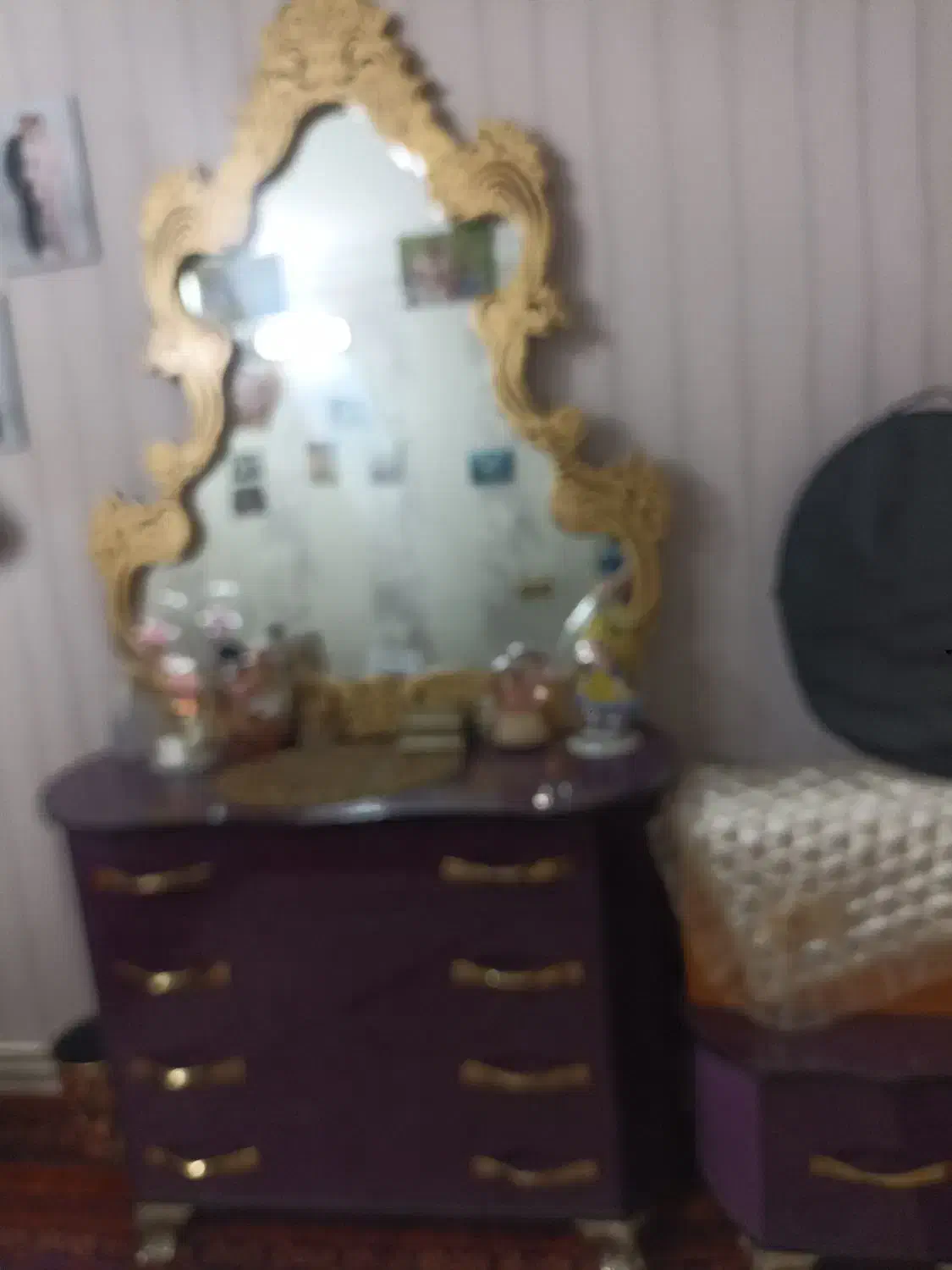 تخت خواب به همراه میز کنسول و صندلی|تخت و سرویس خواب|تهران, سازمان آب|دیوار