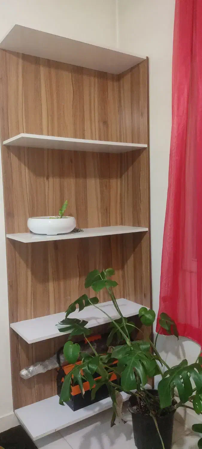 کتاب خانه شلف گلدان قفسه کاربردی|کتابخانه، شلف، قفسه‌های دیواری|قرچک, میرزائی شمالی|دیوار