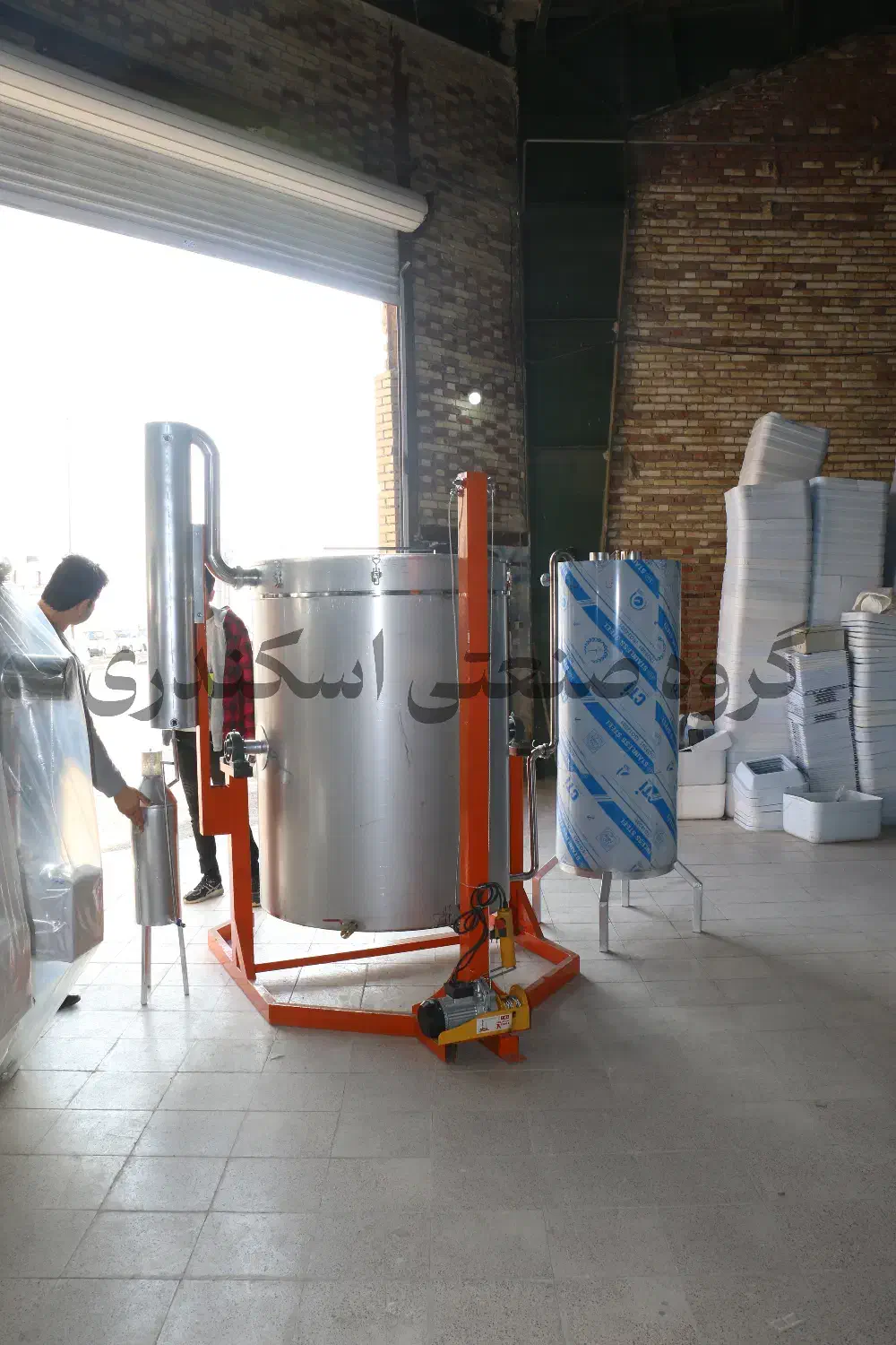 دستگاه دیگ گلابگیر گلاب گیر صنعتی عرق گیر عرقگیری|ماشین‌آلات صنعتی|یاسوج, |دیوار