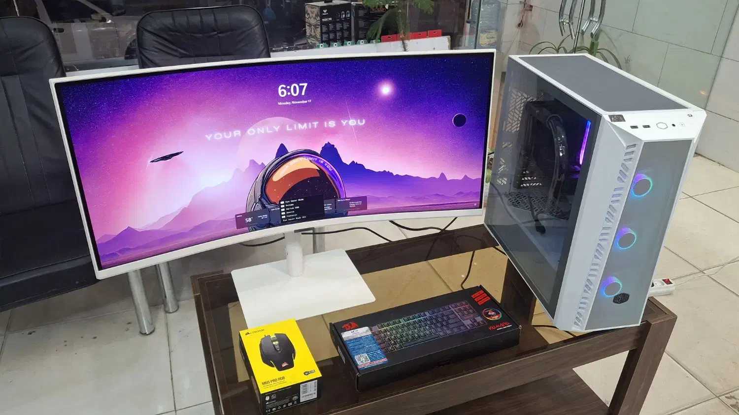 سیستم گیمینگ دست دوم|رایانه رومیزی|ابریشم, |دیوار