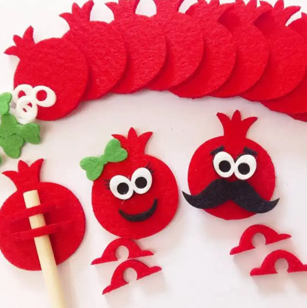 گیفت های نمدی با بهترین قیمت و کیفیت|صنایع دستی و سایر لوازم تزئینی|پرند, فاز ۶|دیوار