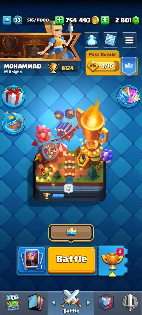 اکانت کلش رویال|کنسول، بازی ویدئویی و آنلاین|مشهد, آزادشهر|دیوار