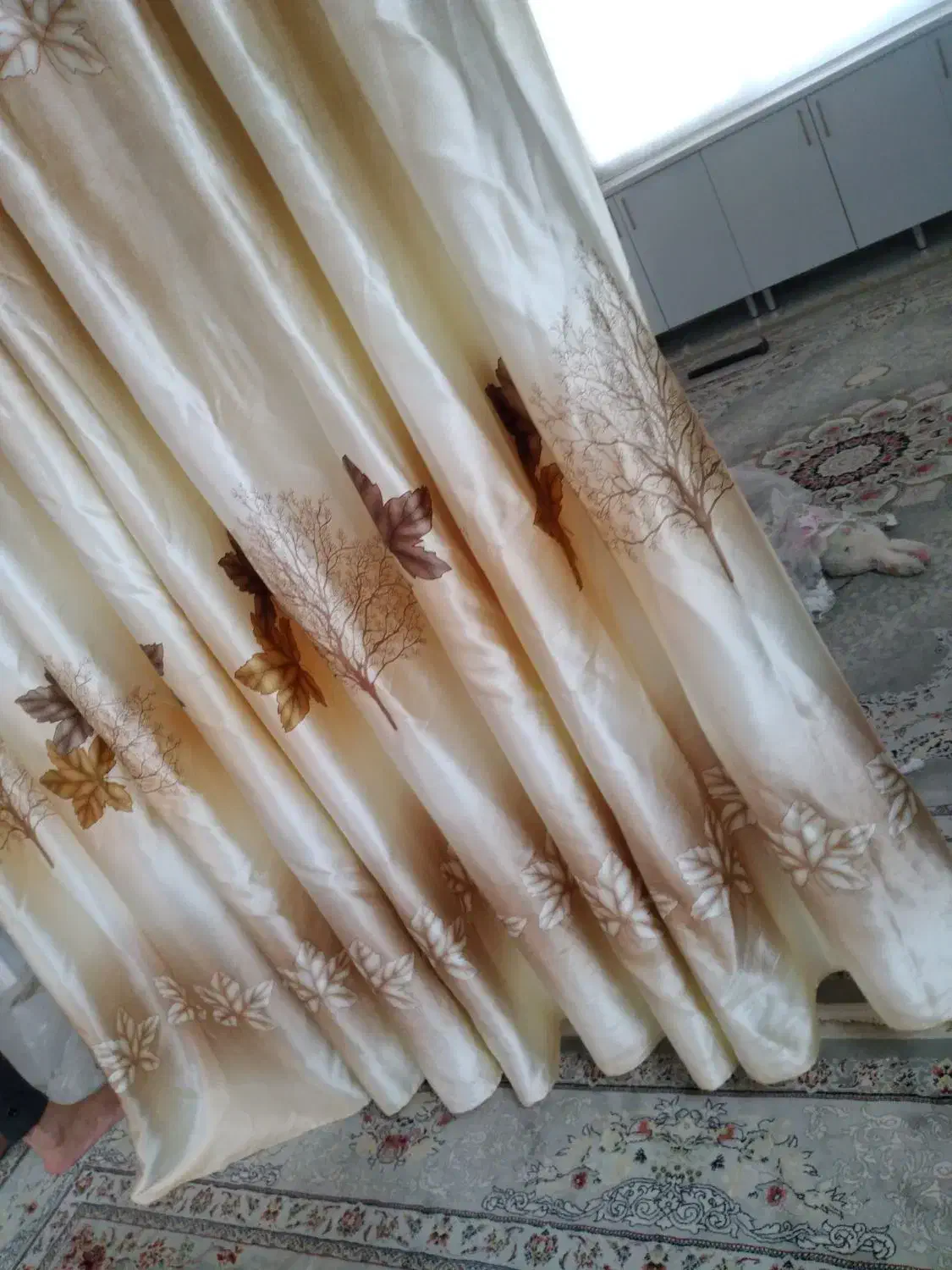 پرده زبراوحریروساتن|پرده، رانر، رومیزی|مشهد, کوی سیدی|دیوار