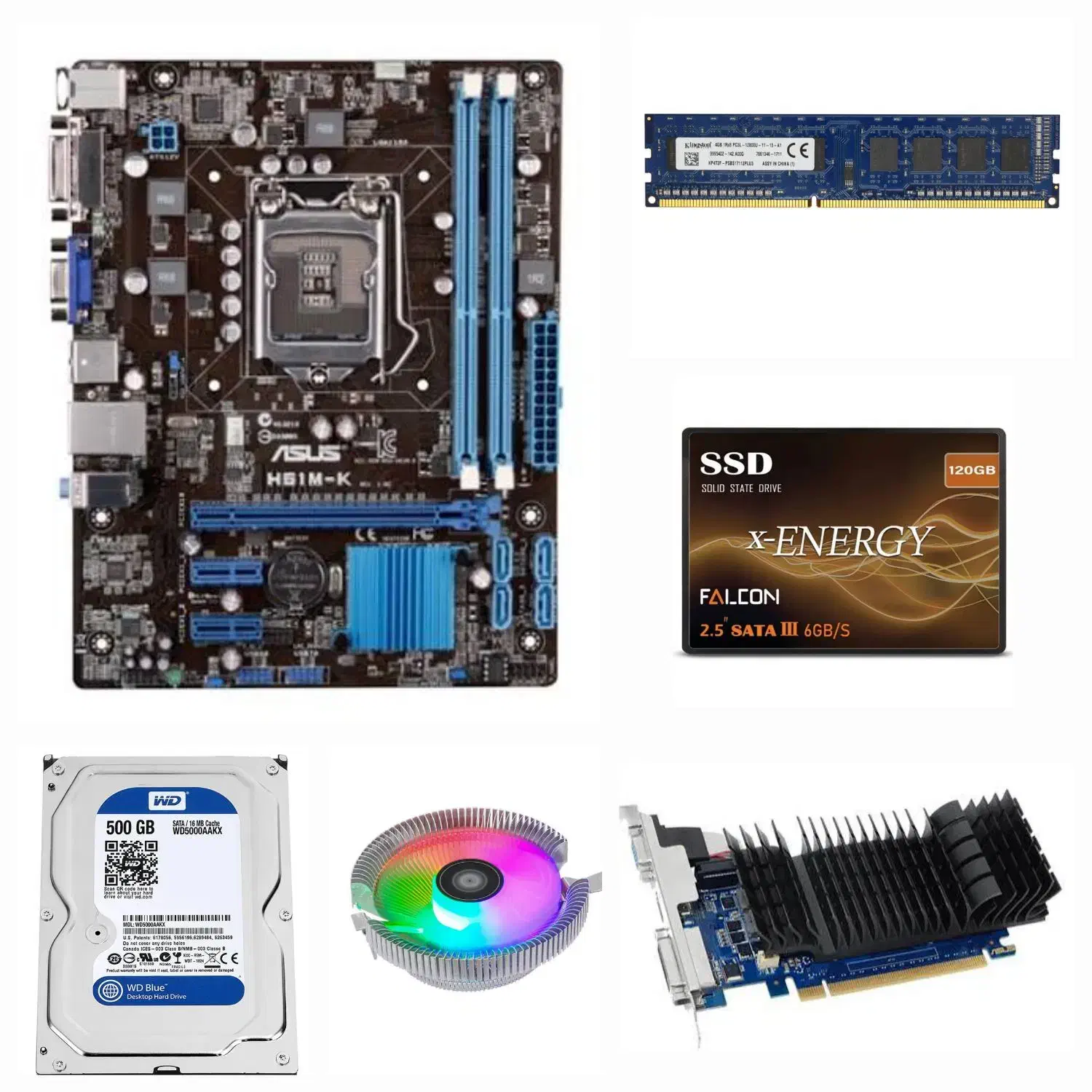 کیس گیمینگ H61 Core i3 / 8GB / GT730 / SSD / HDD|رایانه رومیزی|رشت, کوی مهر|دیوار