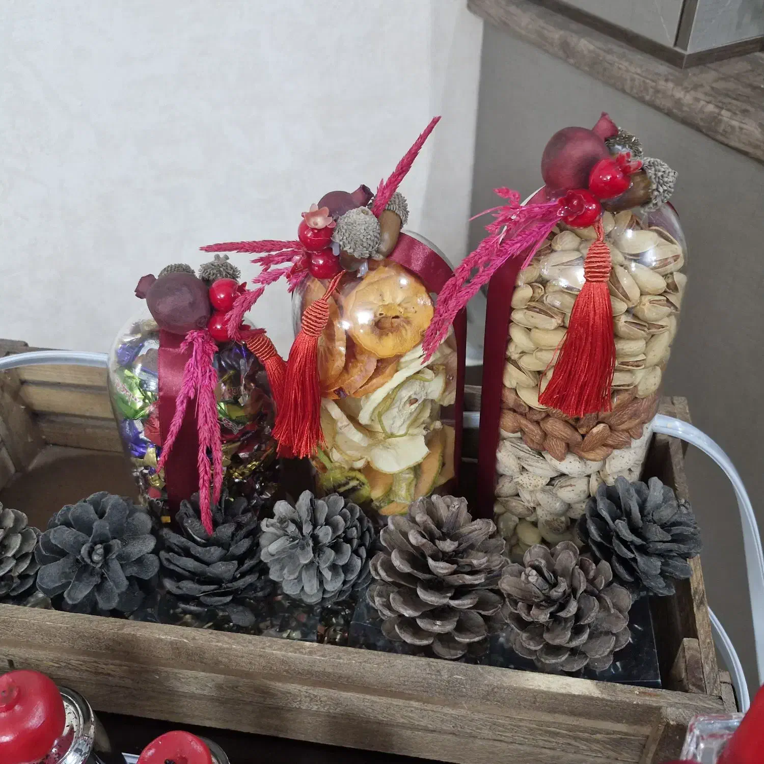 بانک شیشه ای آجیل یلدا|صنایع دستی و سایر لوازم تزئینی|تهران, سازمان آب|دیوار