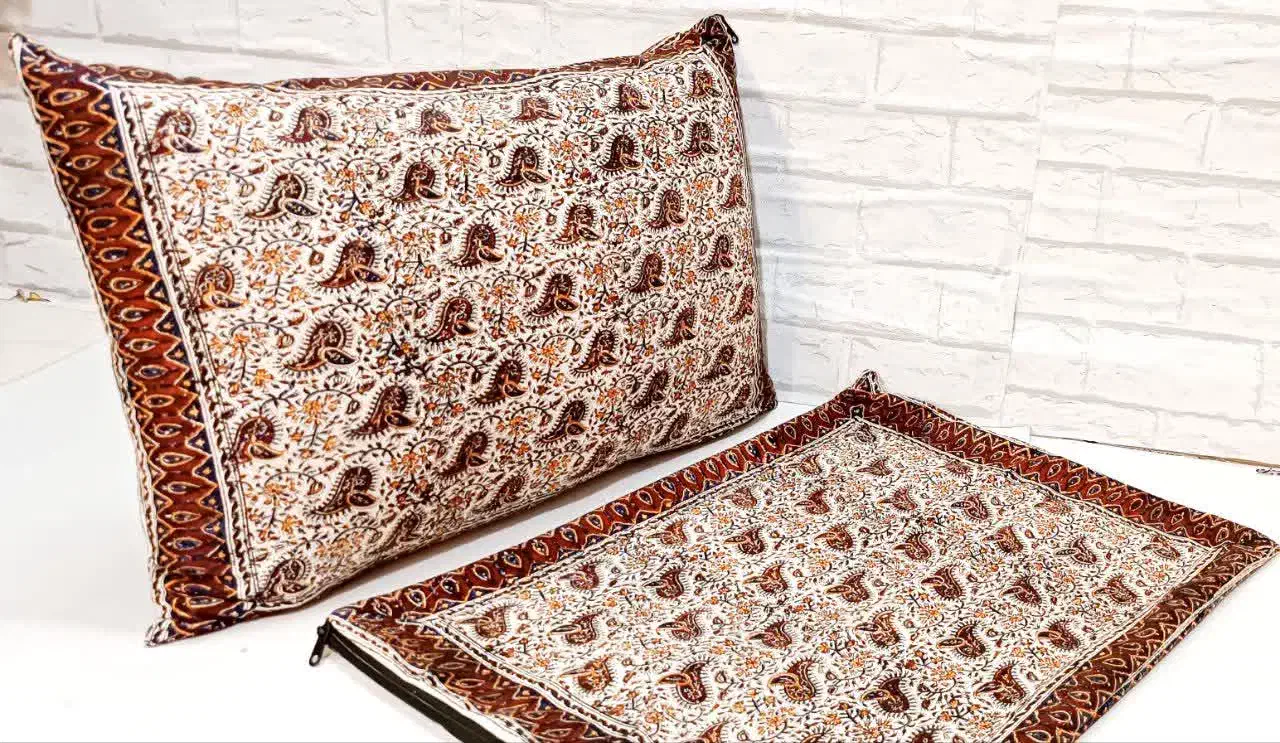 رو بالشتی دورو مخمل|رختخواب، بالش، پتو|تربتحیدریه, اندیشه|دیوار