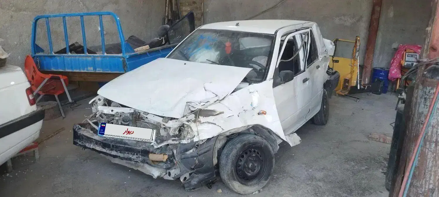 پراید تصادفی مدل 97|خودرو سواری و وانت|سرپل ذهاب, |دیوار