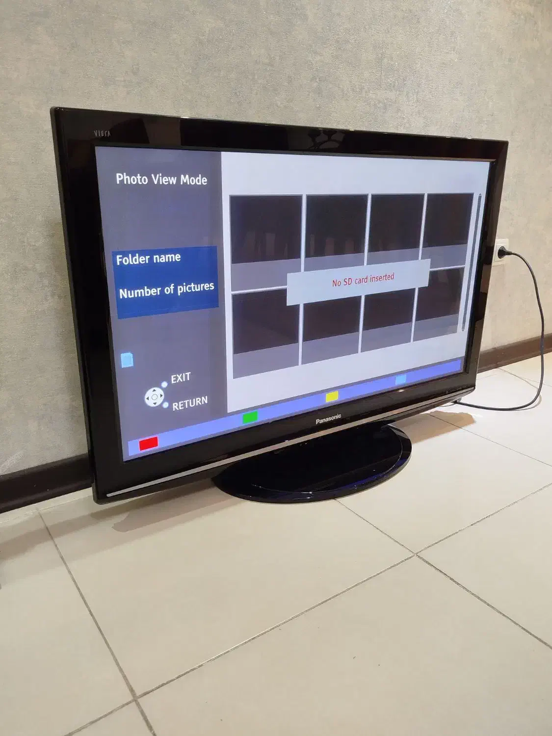 تلویزیون پاناسونیک پلاسما ۴۲ اینچ|تلویزیون و پروژکتور|شیراز, درکی|دیوار