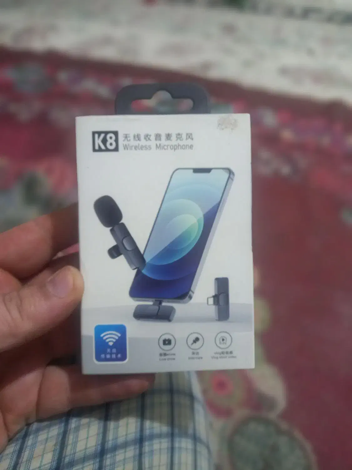 میکرفن بی سیم جهت لایو و پادکست|لوازم جانبی موبایل و تبلت|بجنورد, |دیوار