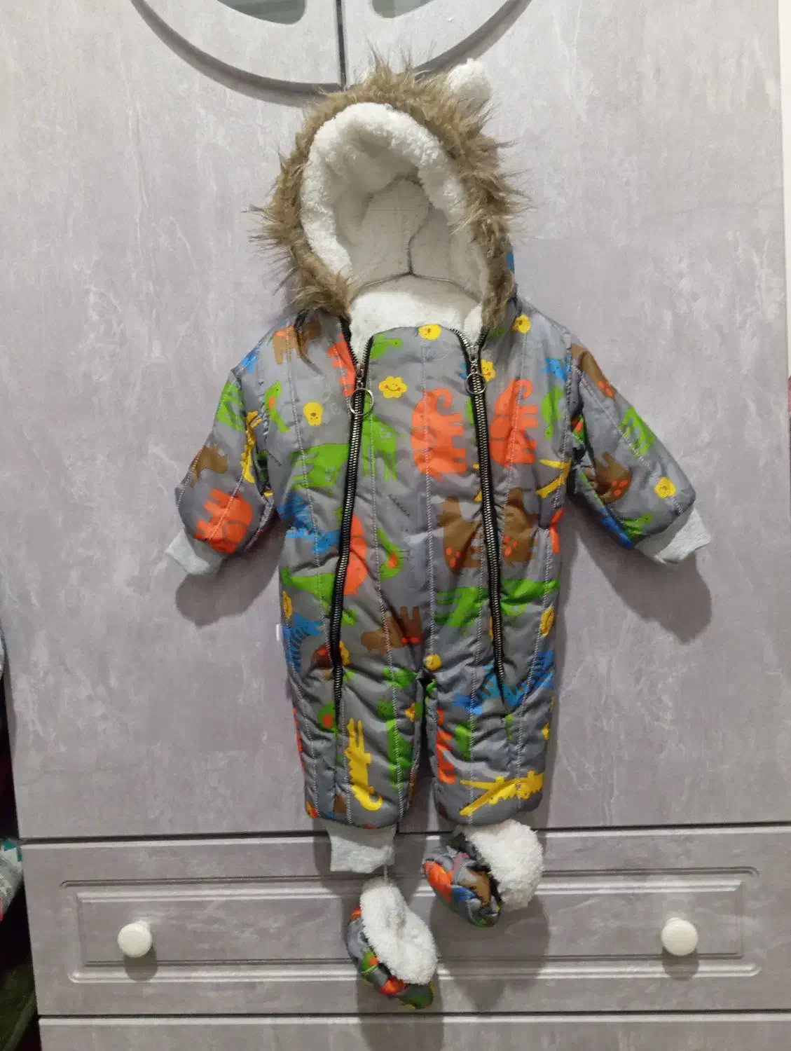 کاپشن سرهمی نوزاد|کفش و لباس بچه|چناران, |دیوار