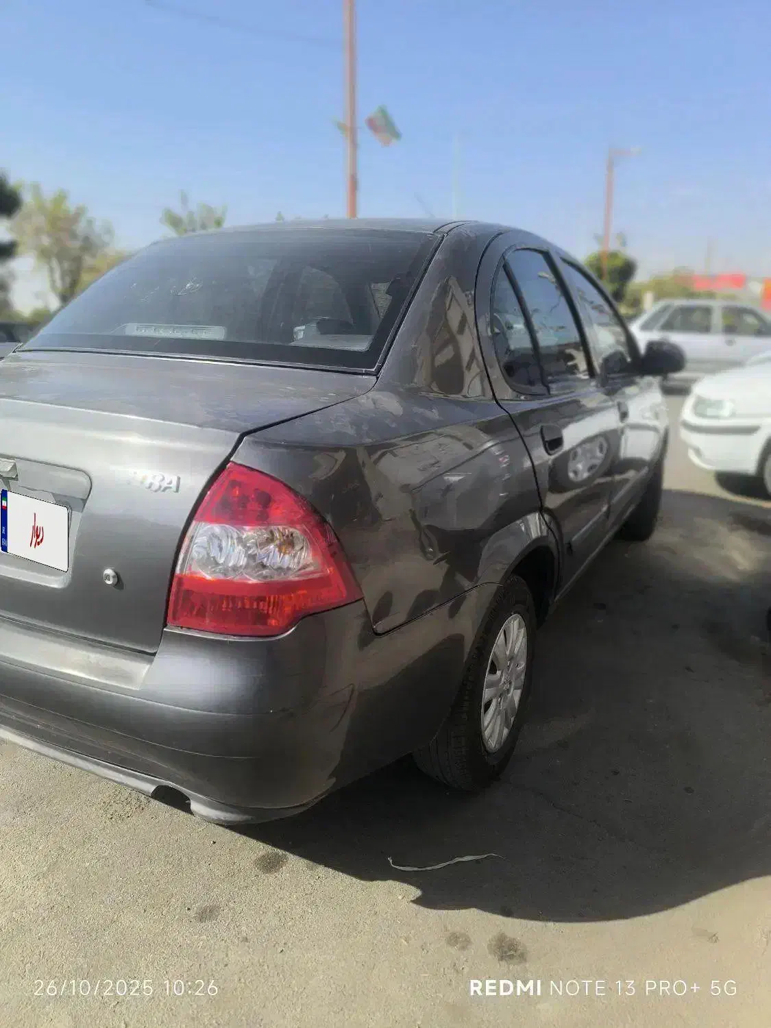 تیبا یک مدل 94 بیرنگ معاوضه با 405 هم قیمت|خودرو سواری و وانت|محمدیه-قزوین, |دیوار