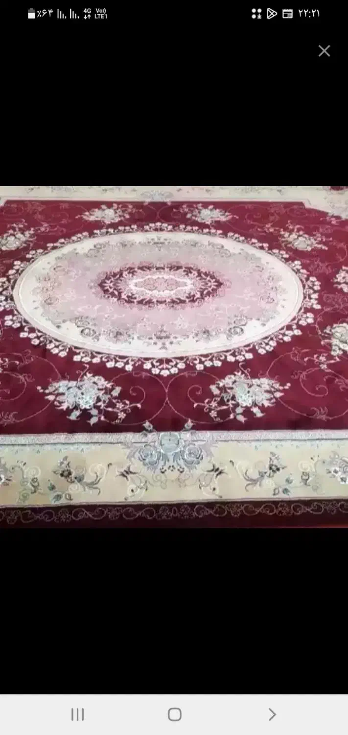 فرش ۶ متری ماشینی|فرش|چهارباغ, |دیوار