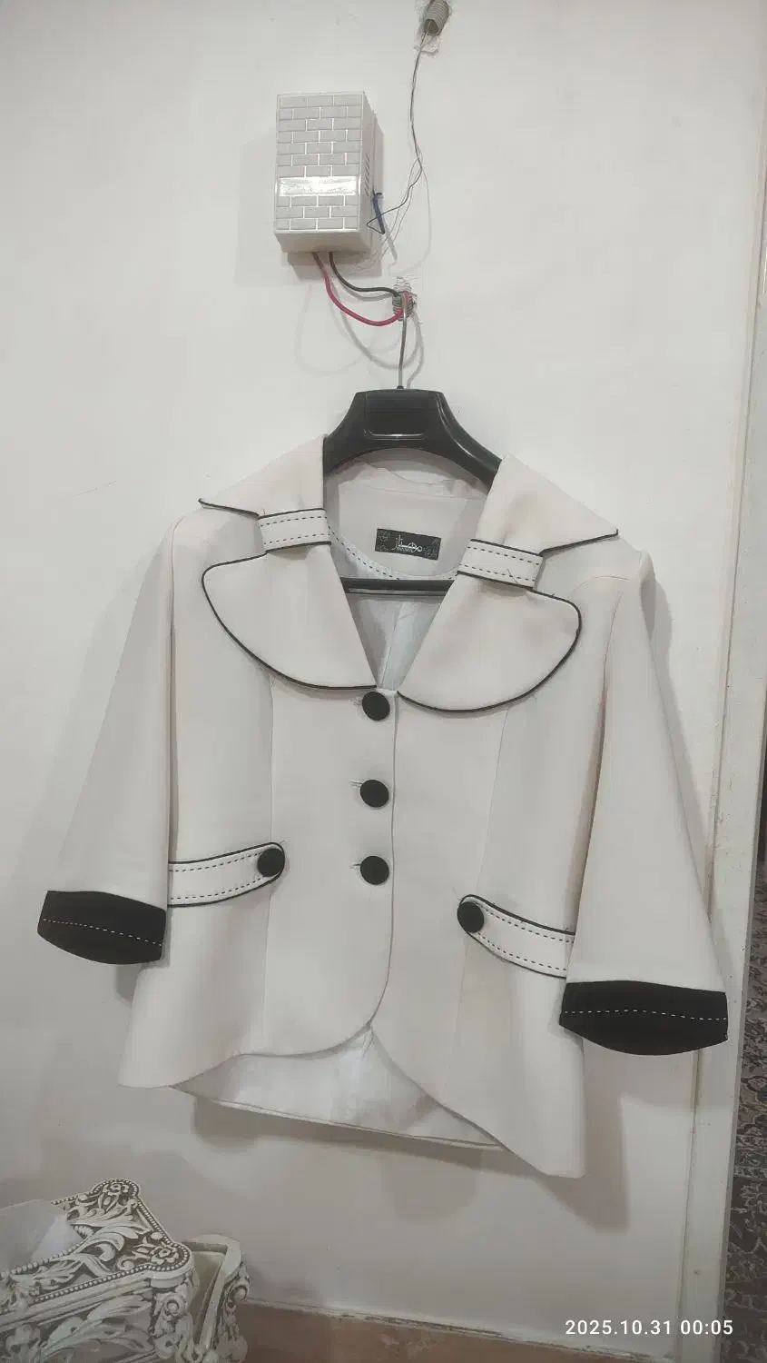 کت سفید زنانه|لباس|دورود, |دیوار