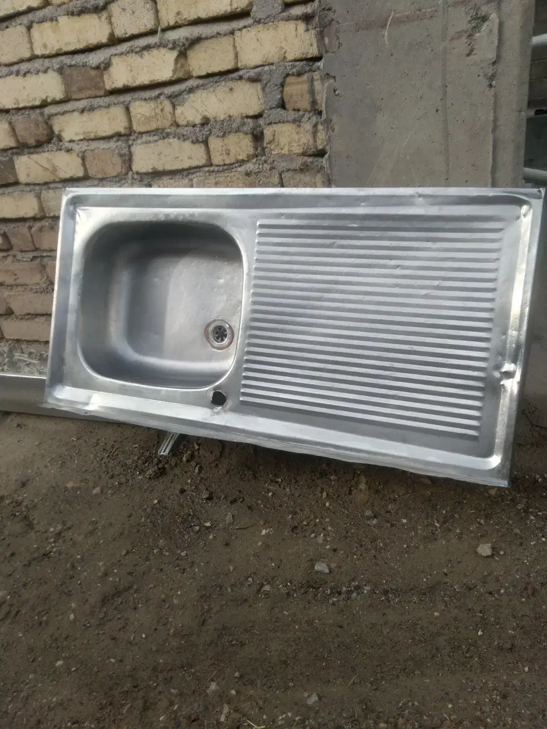 سینگ ظرفشویی ی قلو|مصالح و تجهیزات ساختمان|خزل, |دیوار