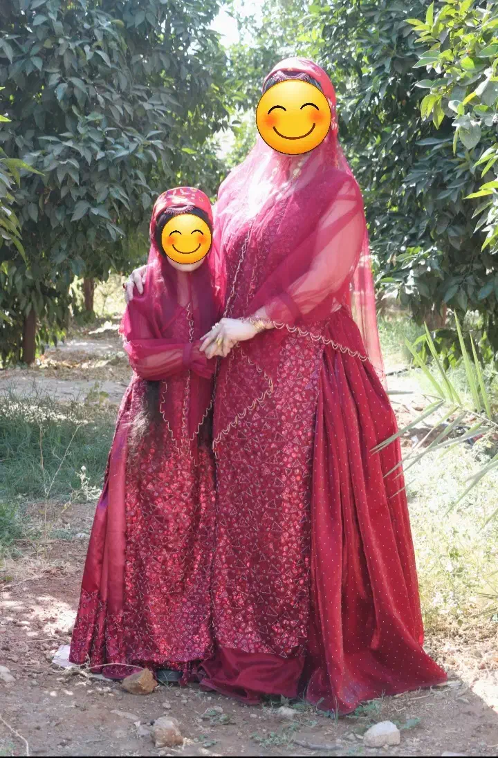 لباس محلی ترکی ست مادر دختری|لباس|شیراز, شهرک فرهنگیان|دیوار