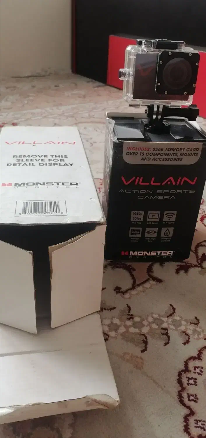 دوربین ورزشی سالم با قابو متعلقات و هدبند و..|کوهنوردی و کمپینگ|تهران, تجریش|دیوار