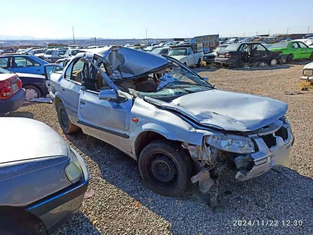 سمند ۸۷ تصادفی|خودرو سواری و وانت|تهران, نیکنام|دیوار