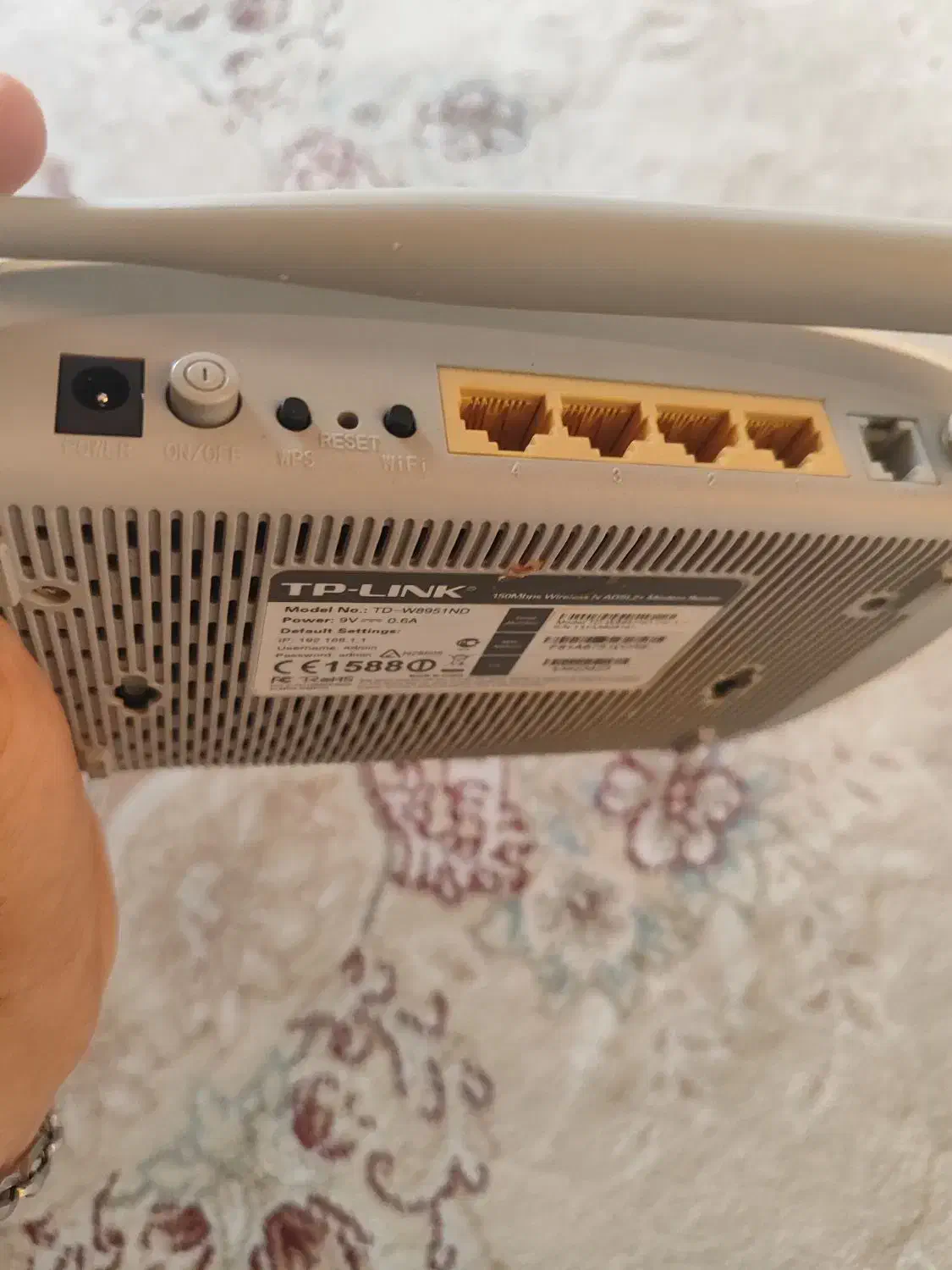 مودم TP link مدل w8951ND|مودم و تجهیزات شبکه|پردیس, فاز ۴|دیوار