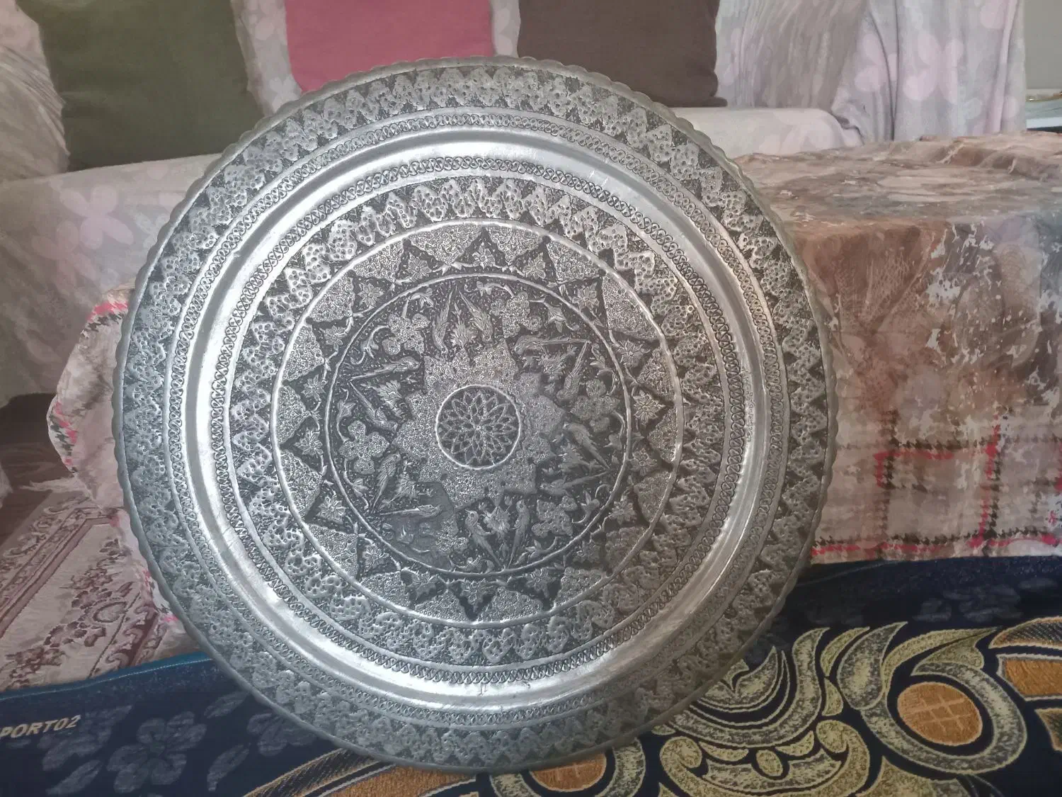 سینی|صنایع دستی و سایر لوازم تزئینی|ماهنشان, |دیوار