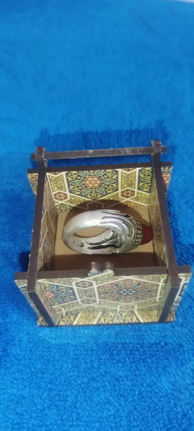 انگشتر دست ساز مهر تبریز طرح محمدی|جواهرات|آستارا, |دیوار