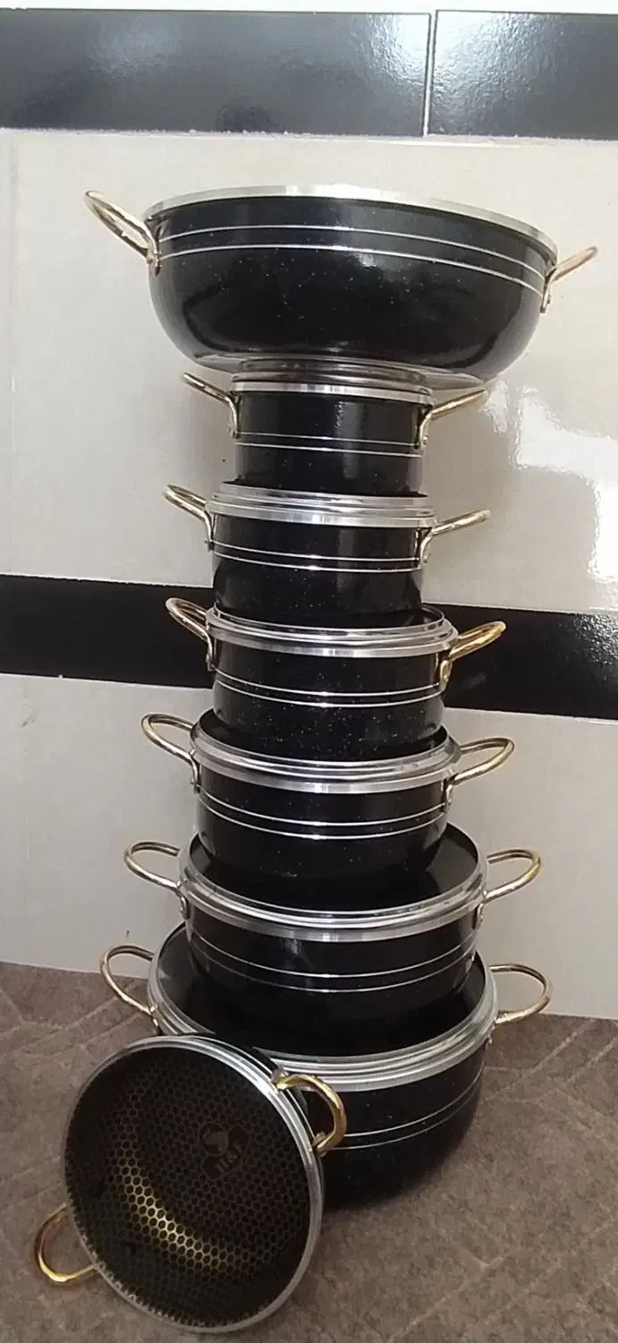 سرویس قابلمه 14 پارچه گرانیتی هلنا نو نو|ظروف پخت‌وپز|مریوان, |دیوار